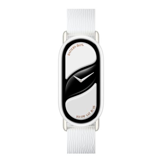 Picture of Xiaomi Smart Band 10 Magnetic Kona Leather Strap - Glacier White