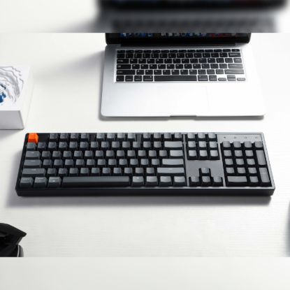 Picture of Keychron K10 QMK Full-size RGB Wireless Custom Mechanical Keyboard V.2 (Super RED Switch) – Black