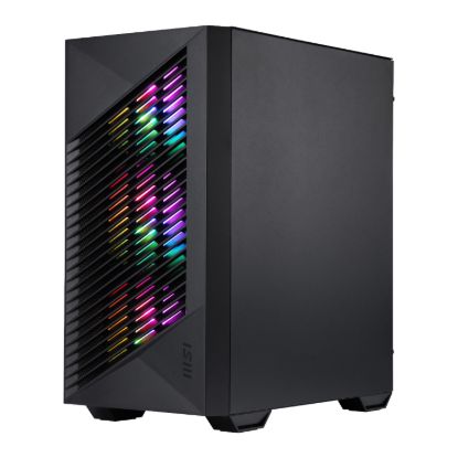 Picture of MSI PRO FORGE M050A Micro-ATX Gaming Chassis - Black