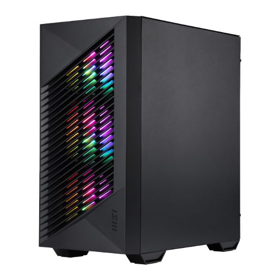 Picture of MSI PRO FORGE M050A Micro-ATX Gaming Chassis - Black