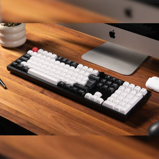 Picture of Keychron Q6 HE QMK Full-size Wireless Custom Mechanical Keyboard (Nebula Switch) – Carbon Black