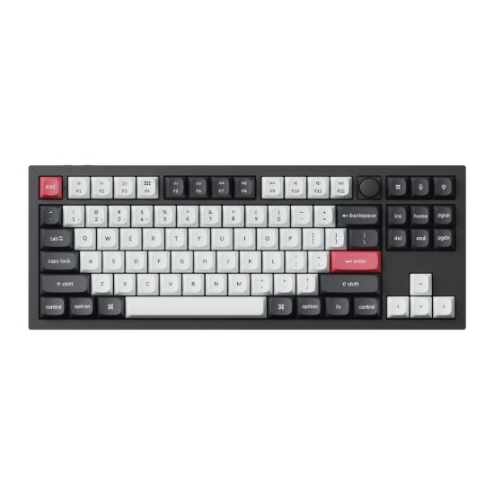 Picture of Keychron Q3 HE QMK 80% Wireless Custom Mechanical Keyboard (Nebula Switch) – Carbon Black