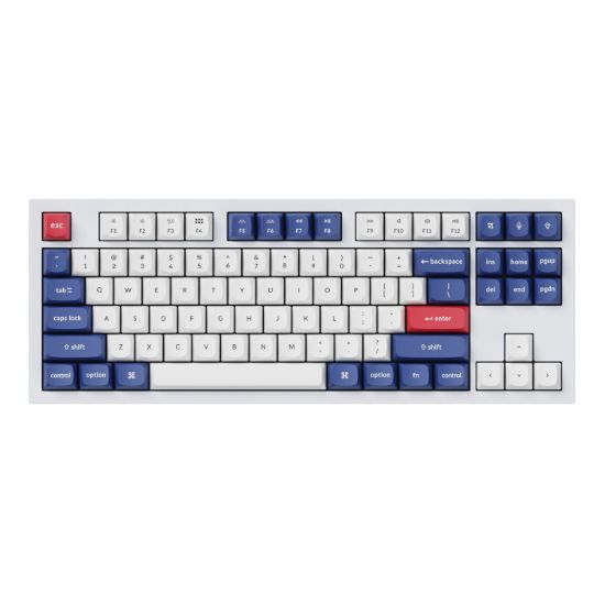 Picture of Keychron Double-Shot PBT OSA Keycap Set - Blue and White
