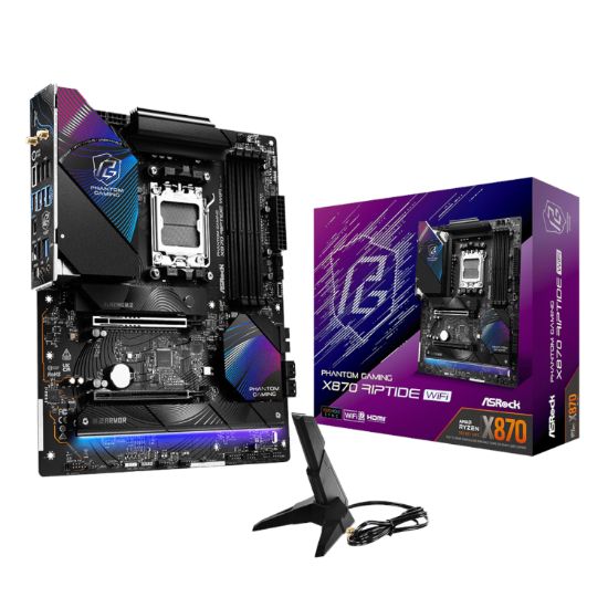 Picture of ASRock X870 Riptide AM5 Wi-Fi Phantom Gaming Motherboard