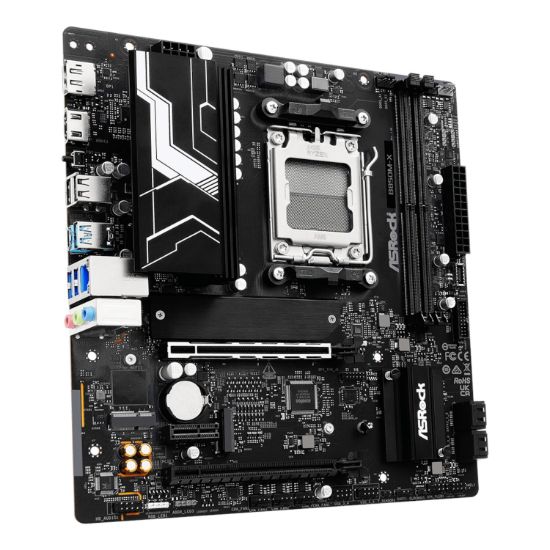 Picture of ASRock B850M-X WiFi AM5 Micro ATX Motherboard (DDR5, PCIe 5.0, Wi-Fi 6E)