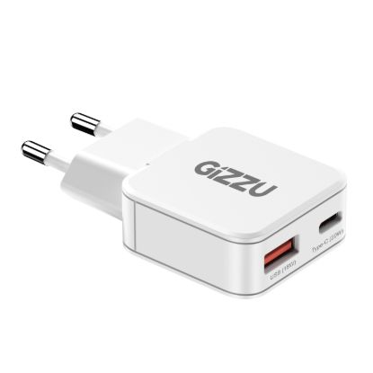 Picture of Gizzu 2-Port 20W GaN Wall Charger