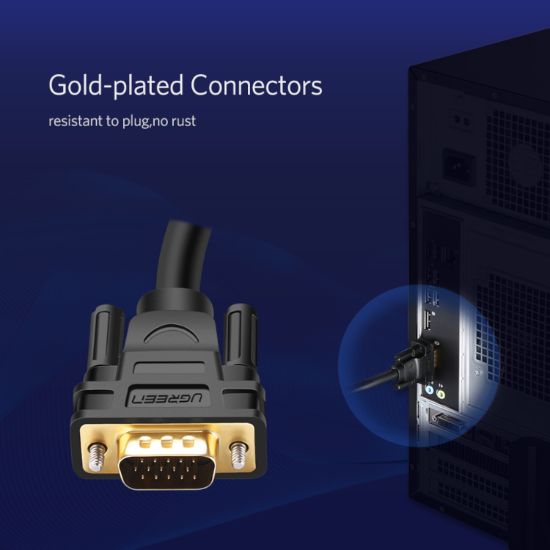Picture of UGREEN VG101 VGA Male to Male Cable 1.5M