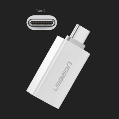 Picture of UGREEN US173 USB-A to USB Type-C Adapter - White