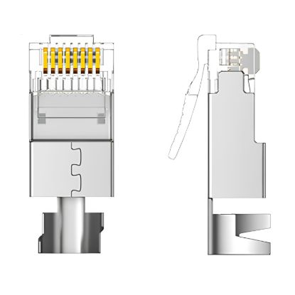 Picture of UGREEN Cat7 FTP RJ45 Modular Plugs (10 Pieces)