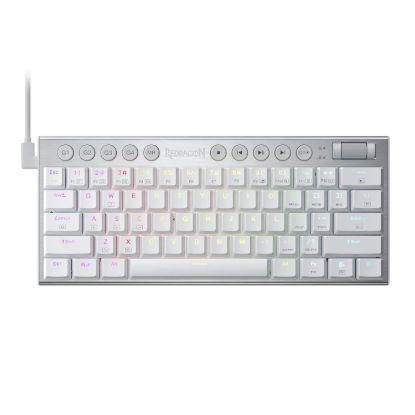 Picture of Redragon K632 HORUS Mini 60% RGB Wired Gaming Keyboard – White