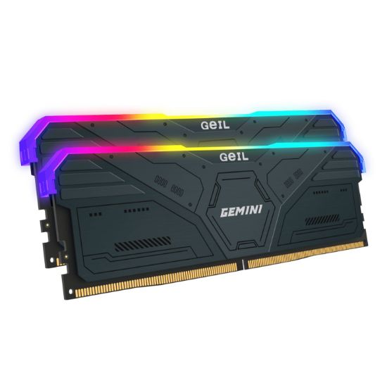 Picture of GeiL Gemini RGB 32GB KIT(2X16GB) 6000MHz DDR5 Desktop Gaming Memory - White