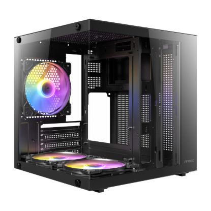 Picture of Antec VCX10M RGB Micro-ATX | ITX Mini -Tower Gaming Chassis - Black