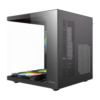 Picture of Antec VCX10M RGB Micro-ATX | ITX Mini -Tower Gaming Chassis - Black