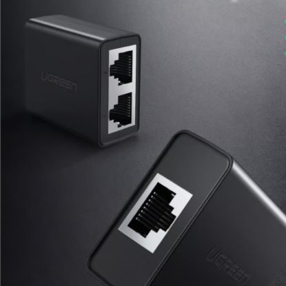 Picture of UGREEN RJ45 Splitter Adapter 2 Pack (Black)