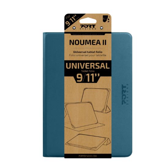 Picture of Port Designs Noumea II Universal 9/11" Tablet Folio – Blue