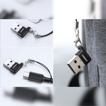 Picture of UGREEN USB A Male to USB Type-C Female Adapter (Black)