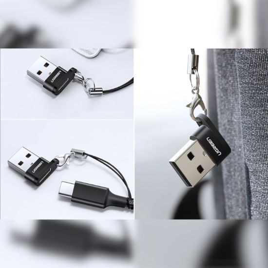 Picture of UGREEN USB A Male to USB Type-C Female Adapter (Black)