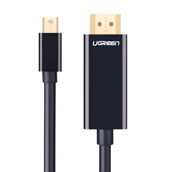 Picture of UGREEN Mini DisplayPort Male to 4K@30Hz HDMI Cable 1.5m - Black