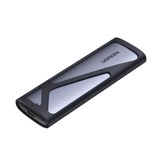 Picture of UGREEN CM400-90264 M.2 NVME/SATA SSD Enclosure (10Gbps) - Silver