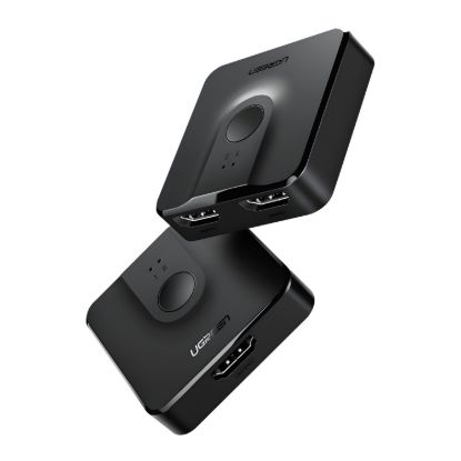 Picture of UGREEN CM217-50966 2-in-1 Bi-Directional 4K HDMI Switcher - Black