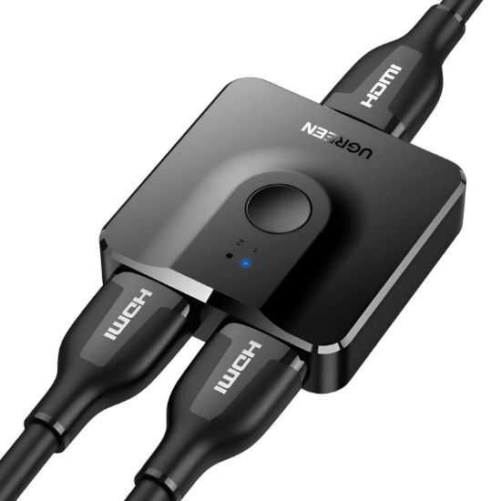 Picture of UGREEN CM217-50966 2-in-1 Bi-Directional 4K HDMI Switcher - Black