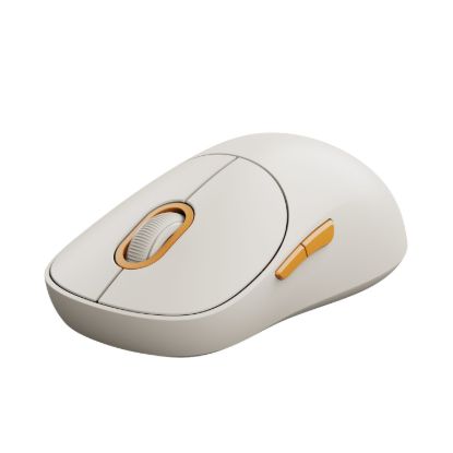 Picture of Xiaomi Wireless Mouse 3, Dual-Mode Bluetooth, 1200DPI Sensor - Off-White