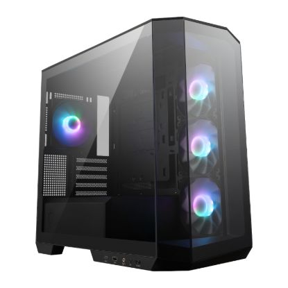 Picture of MSI MAG PANO M100R PZ M-ATX ARGB Gaming Chassis - Black