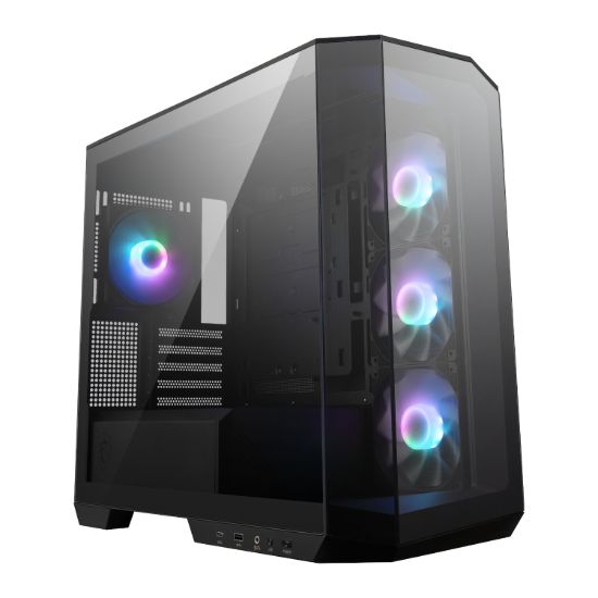 Picture of MSI MAG PANO M100R PZ M-ATX ARGB Gaming Chassis - Black