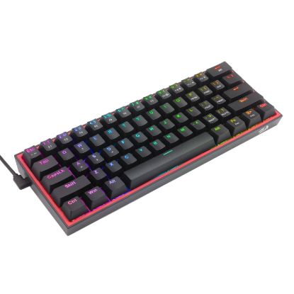 Picture of Redragon K617 FIZZ 60% Wired RGB Gaming Keyboard - Black
