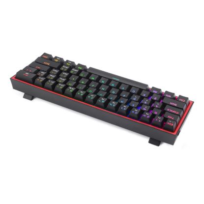 Picture of Redragon K616 FIZZ Pro 61-Key RGB Mechanical Gaming Keyboard – Black (60%, RGB, Wireless/Wired, Hot-Swappable)