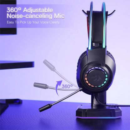 Picture of Redragon SCREAM Over-Ear RGB Gaming Headset - Black