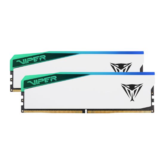 Picture of Patriot Viper Elite 5 RGB 32GB 6000MHz DDR5 Desktop Gaming Memory Kit - White