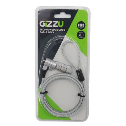 Picture of Gizzu Secure Wedge Code Cable Lock 1.8m