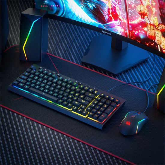 Picture of Redragon RYLO S141 Membrane Gaming Keyboard and Mouse Wired Combo