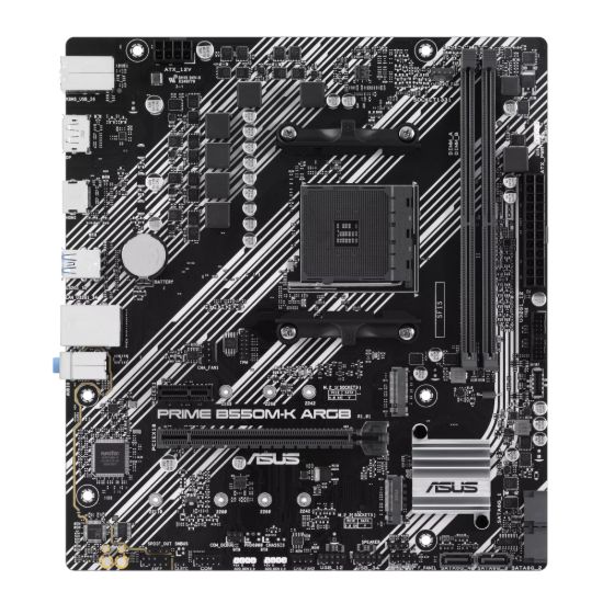 Picture of Asus PRIME B550M-K ARGB AM4 M-ATX Motherboard