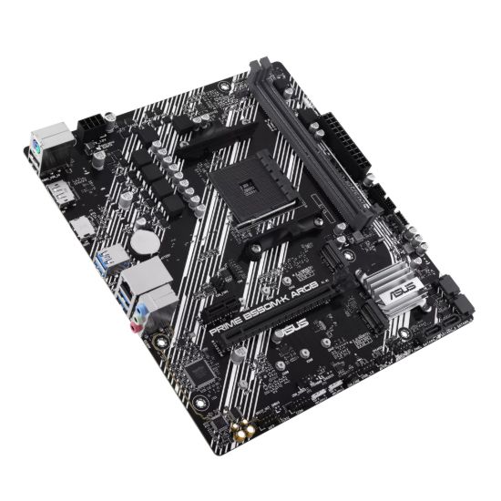 Picture of Asus PRIME B550M-K ARGB AM4 M-ATX Motherboard