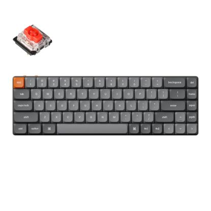Picture of Keychron K7 Max QMK/VIA 65% Wireless Custom Mechanical Keyboard | RED Switches