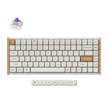 Picture of Keychron K2 HE Wireless Special Edition Magnetic Custom Keyboard | NEBULA Switch – White