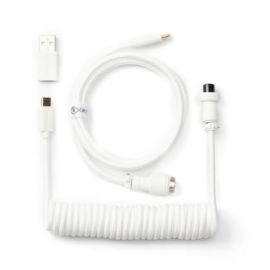 Picture of Keychron Coiled Aviator White Cable