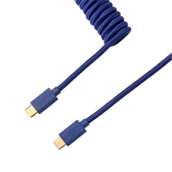 Picture of Keychron Coiled Aviator Blue Cable