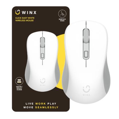 Picture of WINX CLICK Easy 1600DPI 2.4GHz Wireless Mouse - White