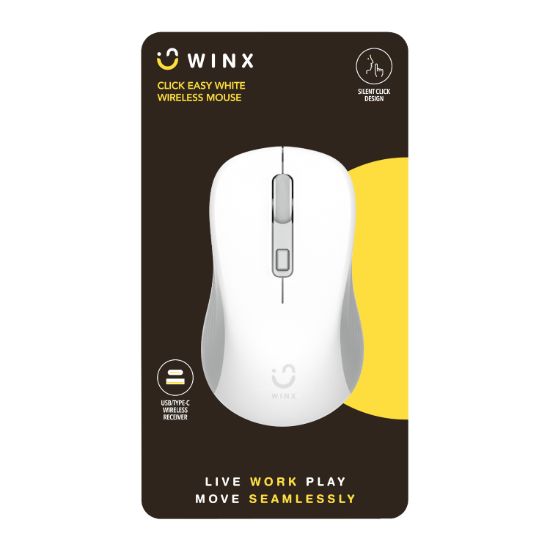 Picture of WINX CLICK Easy 1600DPI 2.4GHz Wireless Mouse - White