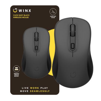 Picture of WINX CLICK Easy 1600DPI 2.4GHz Wireless Mouse - Black