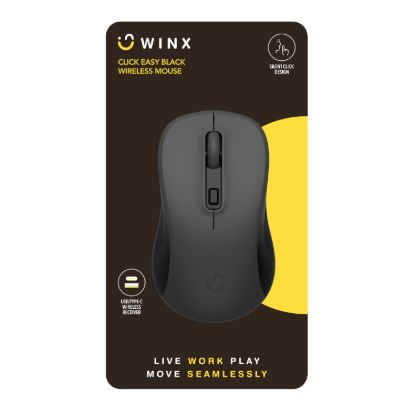 Picture of WINX CLICK Easy 1600DPI 2.4GHz Wireless Mouse - Black