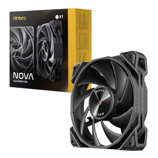Picture of Antec NOVA 120 PWM Fan with Speed Controller - Black