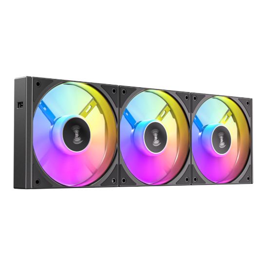 Picture of Antec Connect 120 Reverse ARGB PWM Fan 3 Pack - Black