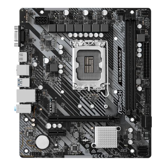 Picture of ASRock H610M-HVS/M.2 R2.0 Intel LGA 1700 m-ATX Motherboard