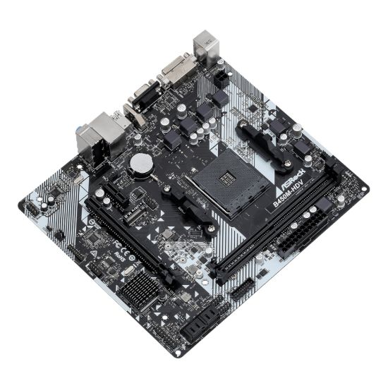 Picture of ASRock B450M-HDV R4.0 AMD AM4 M-ATX Motherboard