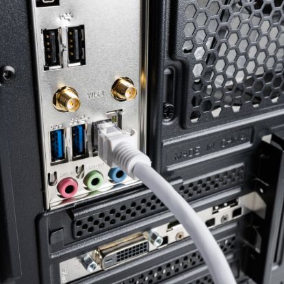 Picture of Gizzu Cat6 UTP Fly Lead Ethernet Network Cable 3m – White