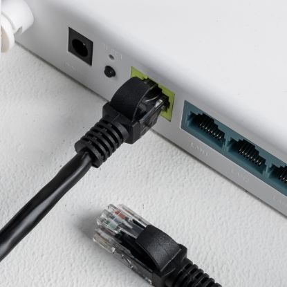 Picture of Gizzu Cat6 UTP Fly Lead Ethernet Network Cable 20cm - Black